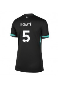 Liverpool Ibrahima Konate #5 Fotballdrakt Borte Klær Dame 2024-25 Korte ermer